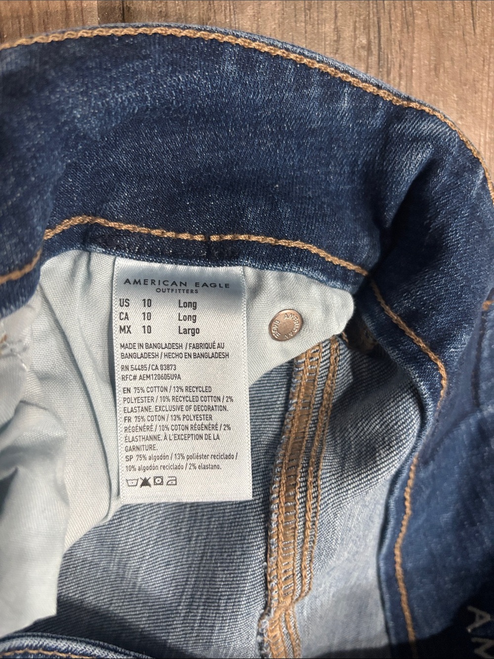 American Eagle Outfitters Blue Cargo Jegging - Picture 2 of 9